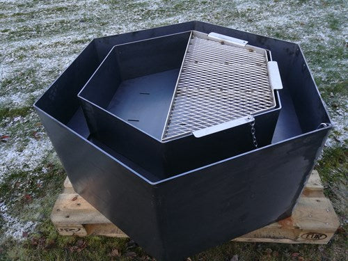 Grill sexkantig