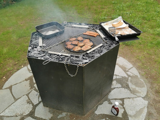 Grill sexkantig